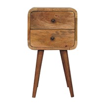 Artisan Furniture Mini Oak-ish Curved Bedside - $161.00