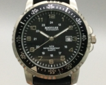 Magellan Sportswear Watch Men 42mm Silver Tone Date 50M Black Dial New B... - $24.74