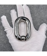 In Stock Weight 200g Stainless Steel Square Shape Ring Scrotum Ball Ring - $32.82 CAD