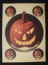 Iron On Transfer 1977 Halloween Pumpkins October 1970s Page Womans Day Magazine - £5.62 GBP
