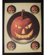 Iron On Transfer 1977 Halloween Pumpkins October 1970s Page Womans Day M... - £5.46 GBP