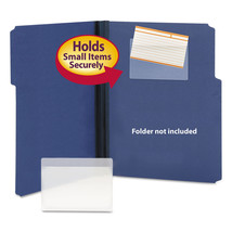 Smead Self-Adhesive Poly Pockets Top Load 5-5/16 x 3-5/8 Clear 100/Box 6... - $52.99