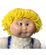 RARE HTF Vintage Cabbage Patch Doll Plush Blue White Hand Puppet Korea 12&quot; - $80.94 CAD