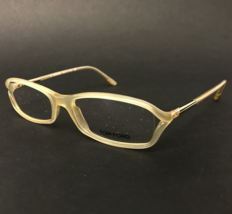 Tom Ford Eyeglasses Frames TF5019 col.467 Clear Beige Gold Rectangular 5... - £73.23 GBP