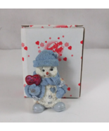 1999 Encore Valentine&#39;s Snow Buddies V-Buddy You Melt My Heart #95054 Wi... - $184.53 MXN