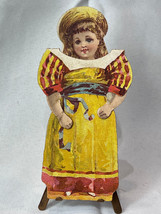 Antique 1800&#39;s Cosmo Buttermilk Toilet Soap Victorian Paper Doll Trade Card - $29.65