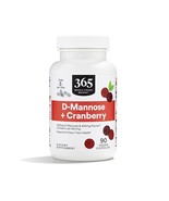 9/26 365 by Whole Foods Market, D-Mannose With Cranberry, 90 Count - $327.75 MXN