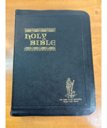 1946 Good Leader Bible - Stiff Faux Leather Covers Thumb Indexed King Ja... - £32.13 GBP