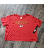 New NWT Kansas City Chiefs Football Gold Glitter Low Cut Women&#39;s XL Red ... - $27.06 CAD
