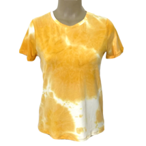 Freshman Girls T shirt size XL 16 Tie Dye Soft Knit Goldenrod Yellow - £15.78 GBP