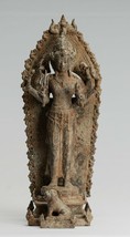 Ancien Indonésien Style Majapahit Debout Bronze Brahma Statue - 29cm/12 &quot; - £886.04 GBP