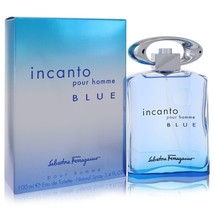 Incanto Blue by Salvatore Ferragamo Eau De Toilette Spray 3.4 oz for Men - £43.90 GBP