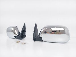 Fit For Toyota Pickup 89-95 4Runner Manual Side Door Wing Mirror Chrome ... - $63.30