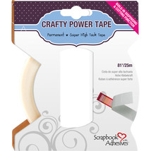 Scrapbook Adhesives Crafty Power Tape W/Dispenser- - £12.82 GBP