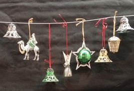 20 Vintage 50s/60s Plastic Cage Christmas Tree Ornaments - £19.51 GBP