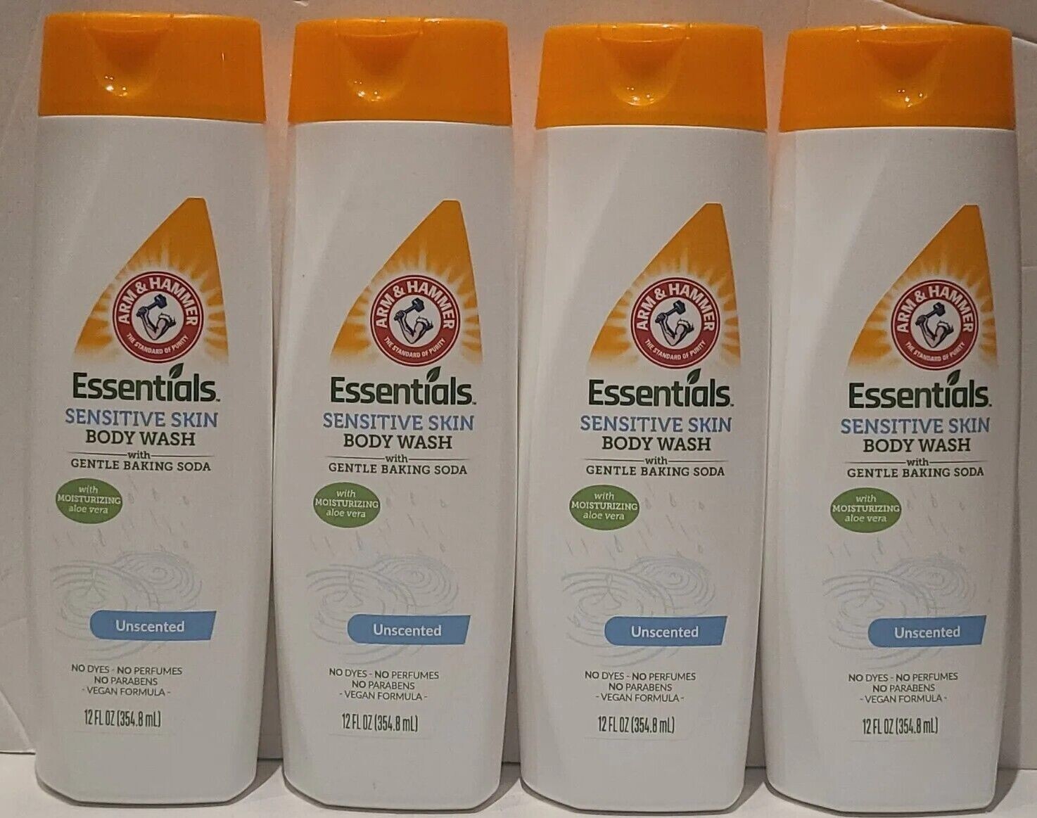 4 Arm &amp; Essentials Sensitive Skin Body Wash w/ Gentle Baking Soda Unscen... - $29.69