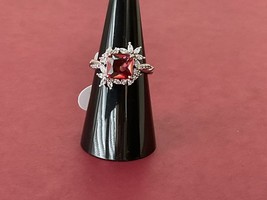 Bomb Party RBP3669 “Pure Bliss” Bi Color Tourmaline on Rhodium Size 7 Ring NWT - £19.24 GBP
