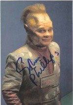 Ethan Phillips as Neelix on Star Trek Voyager Autographed 4 x 6 Photo Card - £11.56 GBP