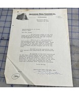 Vintage Letter Jefferson Drug Company Beaumont Texas Signed D.C. Proctor - $54.43 CAD