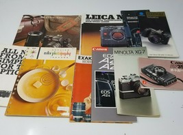 Catalogs Leica Kodak Minolta Canon Camera Set of 10 Vintage  - £11.88 GBP