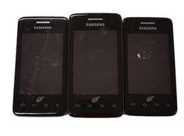 13 Lot Samsung Galaxy Precedent M828 Tracfone Android Smartphone Black CDMA - £54.11 GBP