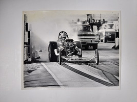 Vintage Original Unknown Driver #2 Burnout NHRA Foto by Jere Alhadeff 1960&#39;s - £125.80 GBP
