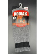 Kodiak Men’s Thermal Sock 1 Pair Size 7 To 11. Charcol Gray New In Package. - $7.92