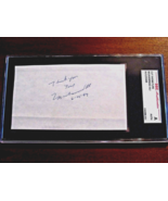 MUHAMMAD ALI CASSIUS CLAY BOXING GREAT HOF SIGNED AUTO VINTAGE CUT SGC B... - $9,369.42 MXN