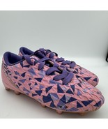 Dream Pairs HZ19003K Pink/Purple Lace Up Soccer Cleats Girls Size 1 - $24.57 CAD
