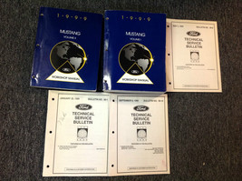 1999 FORD MUSTANG Service Shop Repair Workshop Manual Set W Technical Bulletins - £197.48 GBP