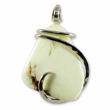 Lemon Magnesite Pendant Necklace by Stones Desire - $122.55