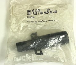7 Conductor, Female 7 Pole, Trailer Connector Plug, Black Nylon NEW - $7.90