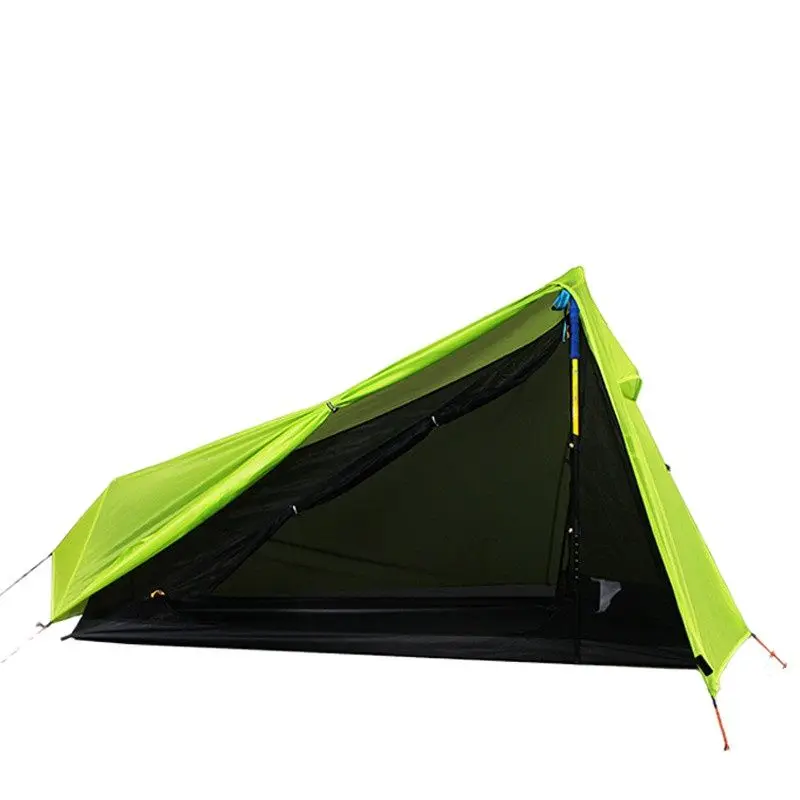 Outdoor Ultralight Rodless Camping Hiking 3 Season 15D Nylon Silicon Coa... - £88.50 GBP