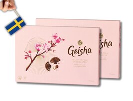 2 Boxes of Fazer Geisha Chocolate 185g (6,52oz), Finnish Candy, Chocolat... - $31.45