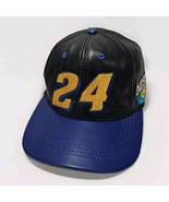 Vtg Jeff Gordon Leather Hat Dupont Motorsports #24 nascar Chase Authenti... - €17,15 EUR