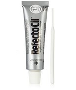 RefectoCil Eyelash &amp; Eyebrow Cream Hair Dye - Graphite,  .5 ounce - £20.29 GBP