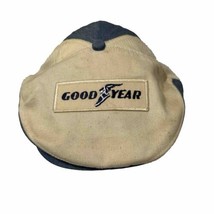 Vtg Goodyear K-products Hat Nascar Button Snap Cabbie Style Denim - £35.56 GBP