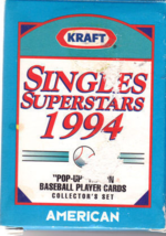 1994 Kraft Singles Super Stars &quot;Pop Up Baseball Player Cards - £6.22 GBP