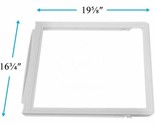 Upper Crisper Drawer Frame For Frigidaire FFHS2622MSF FGHS2665KF0 FGHC23... - $54.32