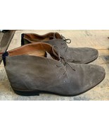 Men&#39;s Joe Brown Shoes Size 12 USA 3/4 Grey Suede - £19.10 GBP