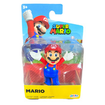 Super Mario Brothers 2.5” Jakks Mario Open Arms Collectible Figure Toy Nintendo - £5.73 GBP