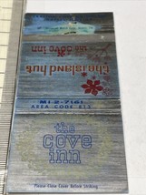 Matchbook Cover  The Cove Inn   The Island Hut   Naples, Florida  gmg  F... - £9.77 GBP