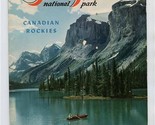 Canadian National Railways JASPER National Park 1955 Booklet Rockies - $34.61
