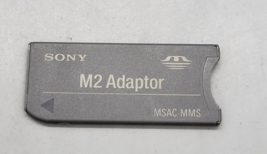 Sony M2 MSAC-MMS Adaptor Camera Memory Stick Adapter Gray Original Genuine  - $1.29