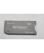 Sony M2 MSAC-MMS Adaptor Camera Memory Stick Adapter Gray Original Genuine  - £1.03 GBP