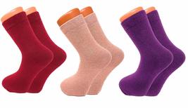AWS/American Made Women Thermal Socks for Winter Casual Crew 3 PAIRS Shoe Size 5 - £7.90 GBP+