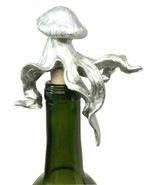 Silver Color Jellyfish Kitchen Wine Bottle Topper Stopper Cork Hosting A... - £16.72 GBP