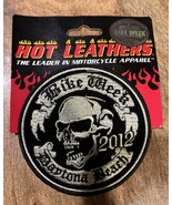 NOC 2012 Biker Bike Week Dayton Beach FL Skull Patch 3.5” Embroidered Ir... - €12,58 EUR