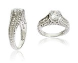 7 Women&#39;s Fashion Ring .925 Silver 379122 - £55.45 GBP