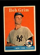 1958 TOPPS #224 BOB GRIM VG+ YANKEES *NY8958 - $3.68